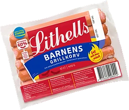 Grillkorv Barnens 400g Lithells