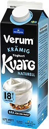 Yoghurtkvarg Naturell 1,7% 1000g Verum