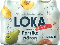Persika Päron Kolsyrat Vatten Pet