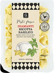 Diamanti Ricotta/basilika