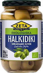 Halkidiki Oliver urkärnade Ekologisk 370g Zeta