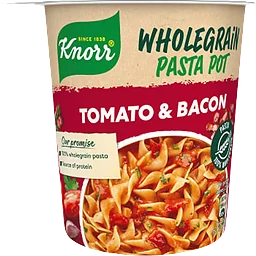 Pasta Snack Pot Tomat & Bacon 57g Knorr