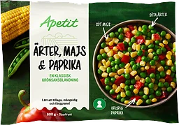 Ärter, Majs & Paprika