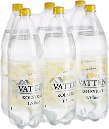 Kolsyrat Vatten Citron 6-p 9l ICA