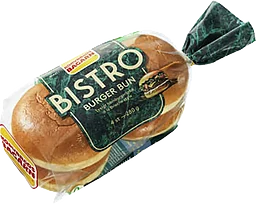 Hamburgerbröd Bistro Brioche 4-p Mjölkfri 280g Korvbrödsbagarn