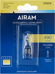 Ugnslampa Halo 490lm G9 40w Varmvit
