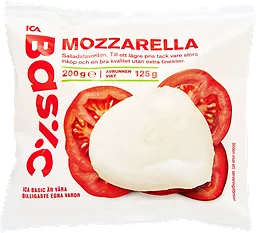 Mozzarella 125g ICA Basic