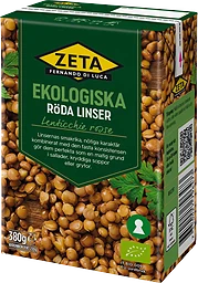 Röda Linser Ekologisk 380g Zeta