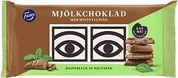 Mjölkchoklad Ögon Mintfyllning