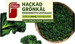 Grönkål hackad Fryst 500g Findus