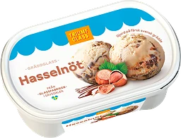 Hasselnöt Gräddglass