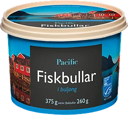 Fiskbullar i buljong 375g Pacific