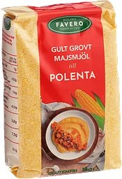 Majsmjöl Polenta Grovmalen 1kg Favero