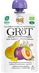 Gröt Päron & plommon Laktosfri 6m 100g KRAV Alex & Phil
