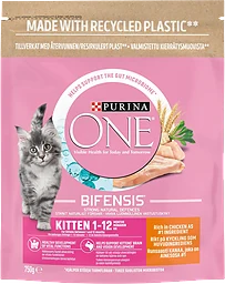 Torrfoder kattunge 1-12 mån Kyckling 750g Purina ONE