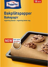 Bakplåtspapper 18-pack Toppits