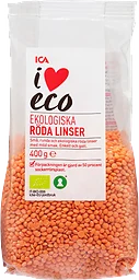 Röda linser Ekologisk 400g ICA I love eco