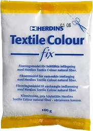 Fixeringsmedel för textilfärg 100g Herdins