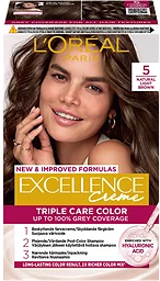 Hårfärg 5 Ljusbrun 1-p Excellence