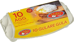 Ägg M/L Gulare Gula 10-pack Alsbo Ägg
