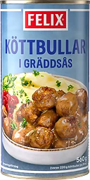 Köttbullar i Gräddsås