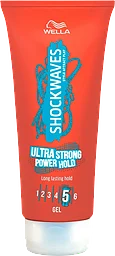 Hårgel Ultra Strong Power Hold Gel 200ml Shockwaves