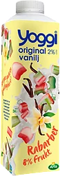 Yoghurt Rabarber & vanilj 1000g Yoggi