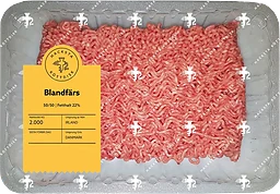 Blandfärs Färsk 50/50 22% import ca 2kg Hacksta Köttdisk