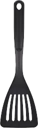 Stekspade Svart Nylon med hål 29,5cm Gastromax