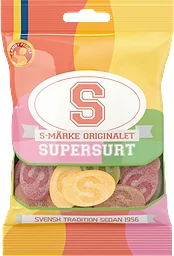 S-märke orginalet Supersurt 80g Candypeople