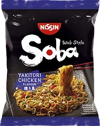 Nudlar Soba Yakitori Chicken 110g Nissin