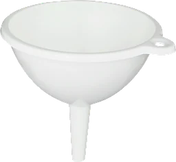 Hushållstratt D13 Vit