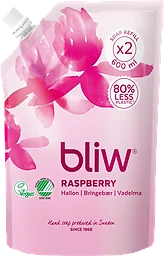 Handtvål Rödklöver Hallon refill flytande 600ml Bliw