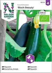 Squash Organic Nelson 1-p Garden
