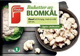 Blomkålsbuketter Fryst 550g Findus
