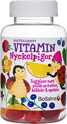 Kosttillskott Multivitamin Tuggisar Nyckelpigor 60-p