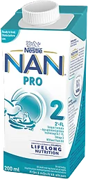 Modersmjölksersättning NAN Pro2 6mån Drickfärdig 200ml Nestle
