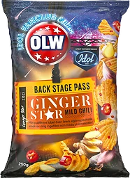 Chips Ingefära & Chili 250g OLW