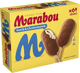 Vanilj & chokladsmak mini 6-p