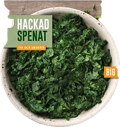 Hackad Spenat Big Pack 1kg Findus