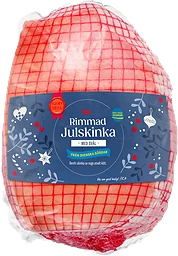 Julskinka Färsk Rimmad med svål ca 3kg ICA
