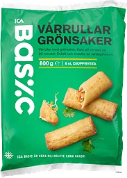 Vegetariska vårrullar med grönsaker 800g ICA Basic