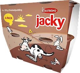 Chokladpudding Jacky 4-p 480g Ekströms