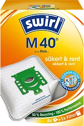 Dammsugarpåse M40 4-pack Swirl