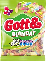 Godis Gott & Blandat Super sur
