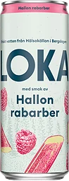 Hallon Rabarber, Loka