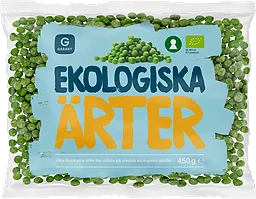 Ärter Ekologiska Frysta