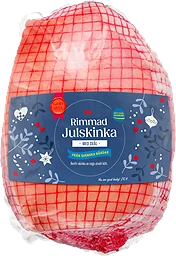 Julskinka Färsk Rimmad med svål ca 4,2kg ICA