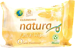 Våtservett Facial Wipes Panthenol 25-p NATURA