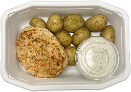 Wallenbergare med potatis & romsås